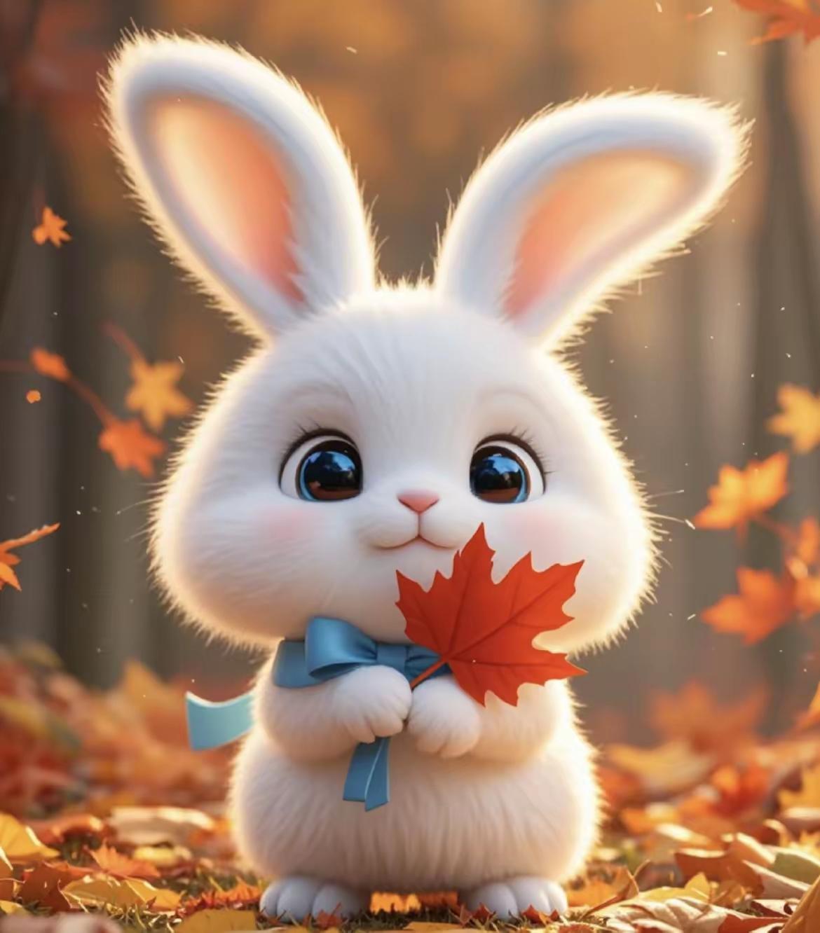 兔兔们，听好了！愁了许久的那些事，一转身全翻过篇啦！拦在路上那些坎，一抬