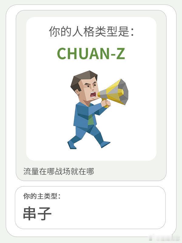 PELTI人格测试没想到我也赶了一波潮流，测了这个超火的PELTI人格测试！结