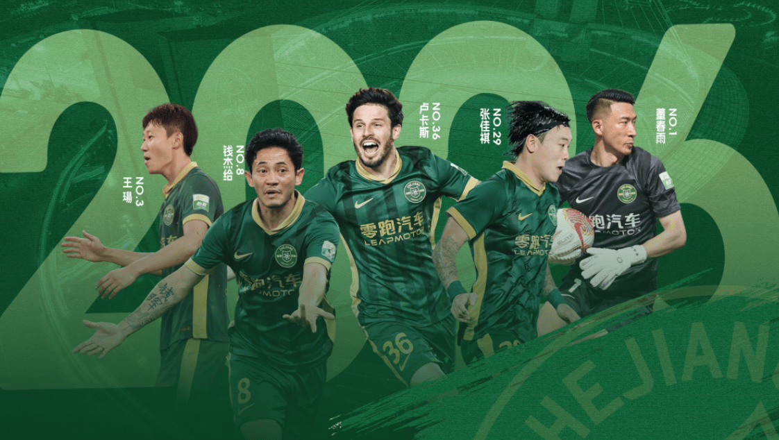 官方: 浙江队与卢卡斯、张佳祺、钱杰给等5名球员完成续约