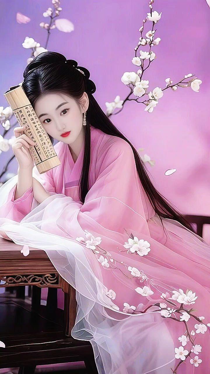 国风古韵汉服汉服小姐姐汉服之美在华夏书香飘万家