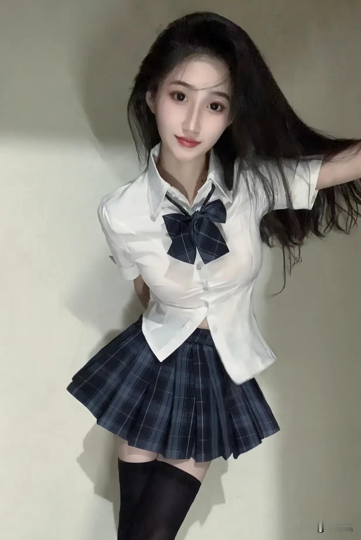 青春洋溢的校园风，甜美少女心满满！💕