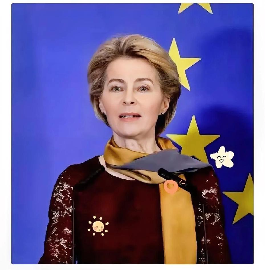 欧盟站出来了！欧盟主席冯德莱恩，对所谓的和平计划发表看法：乌克兰的边界是红线，