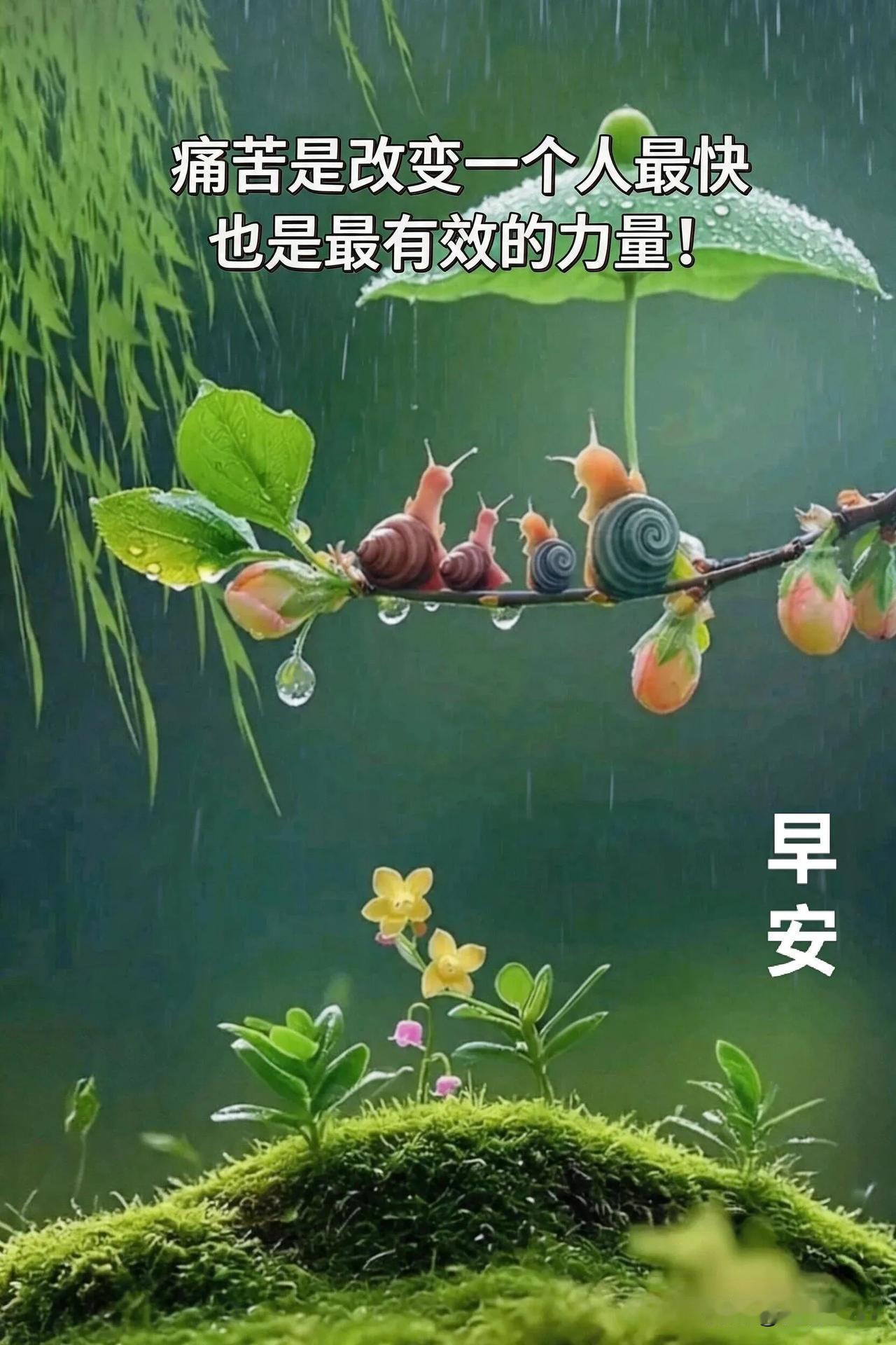 新的一天，记得照顾好自己，平安喜乐，早安。