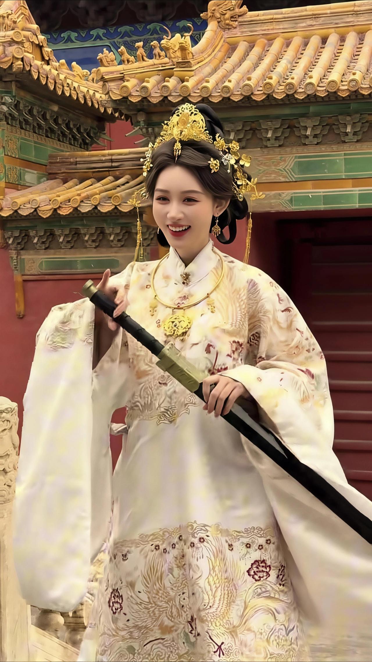 @敏敏💫@小敏～明制汉服国风美学御姐气质这一块拿捏死死的