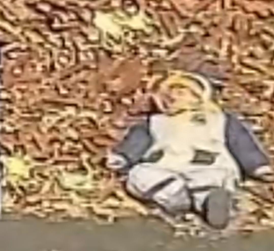 22个月大宝宝在院子里慵懒躺倒晒太阳谁能拒绝这么治愈的一幕啊！22个月的小