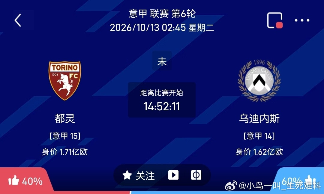 都灵vs乌迪内斯1️⃣都灵✅利好：主场作战，防守对抗硬朗，主场拿分能力尚可，急