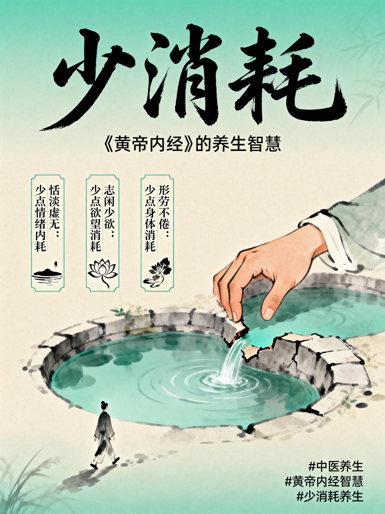 读《内经》顿悟：最好的补药不是人参，是“少消耗”！宝子们是不是总觉得身体虚就