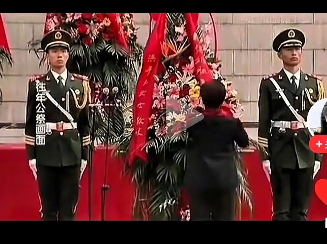 中国国民党原主席洪秀柱女士前往韶山，向毛主席铜像敬献花篮！洪秀柱虽然是一名女性，