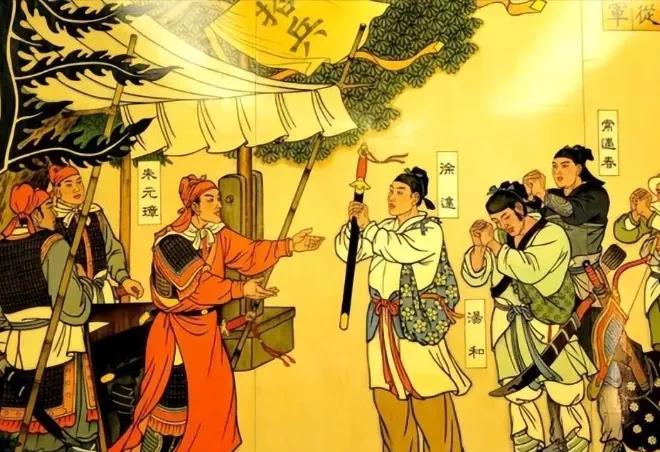 北宋建立的第二年，赵匡胤便杯酒释兵权。明朝建立的第二年，淮西二十四将仍在各地征战