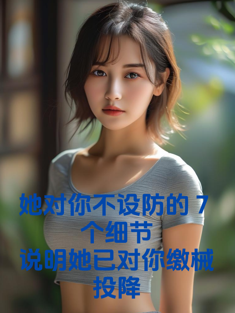 她对你‘不设防’的7个细节，说明她已对你‘缴械投降’！