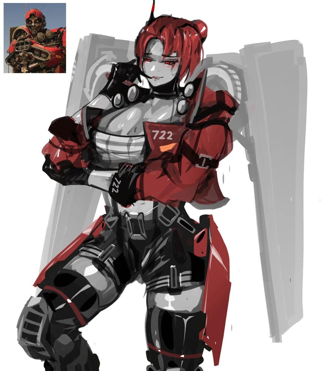 原创变形金刚画师Viktor动漫原画分享家二次元插画卡通插画师漫