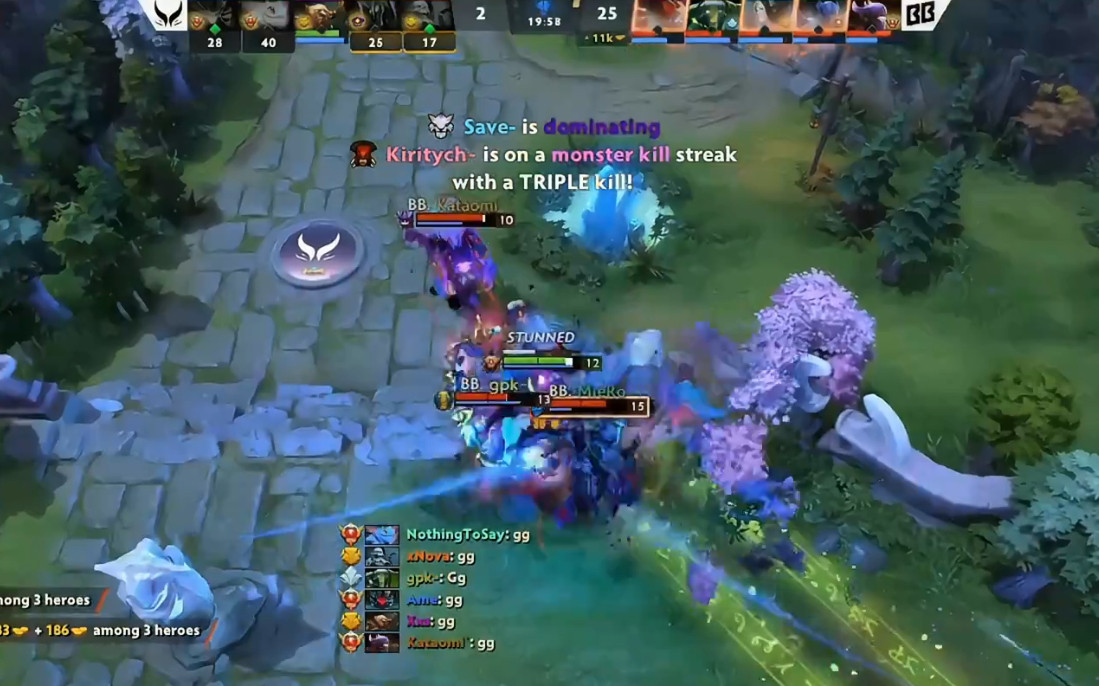 一模一样的双酱油第一盘XG的Bane只会蹲人，Pom无限白给，森暐兄弟别说配合了