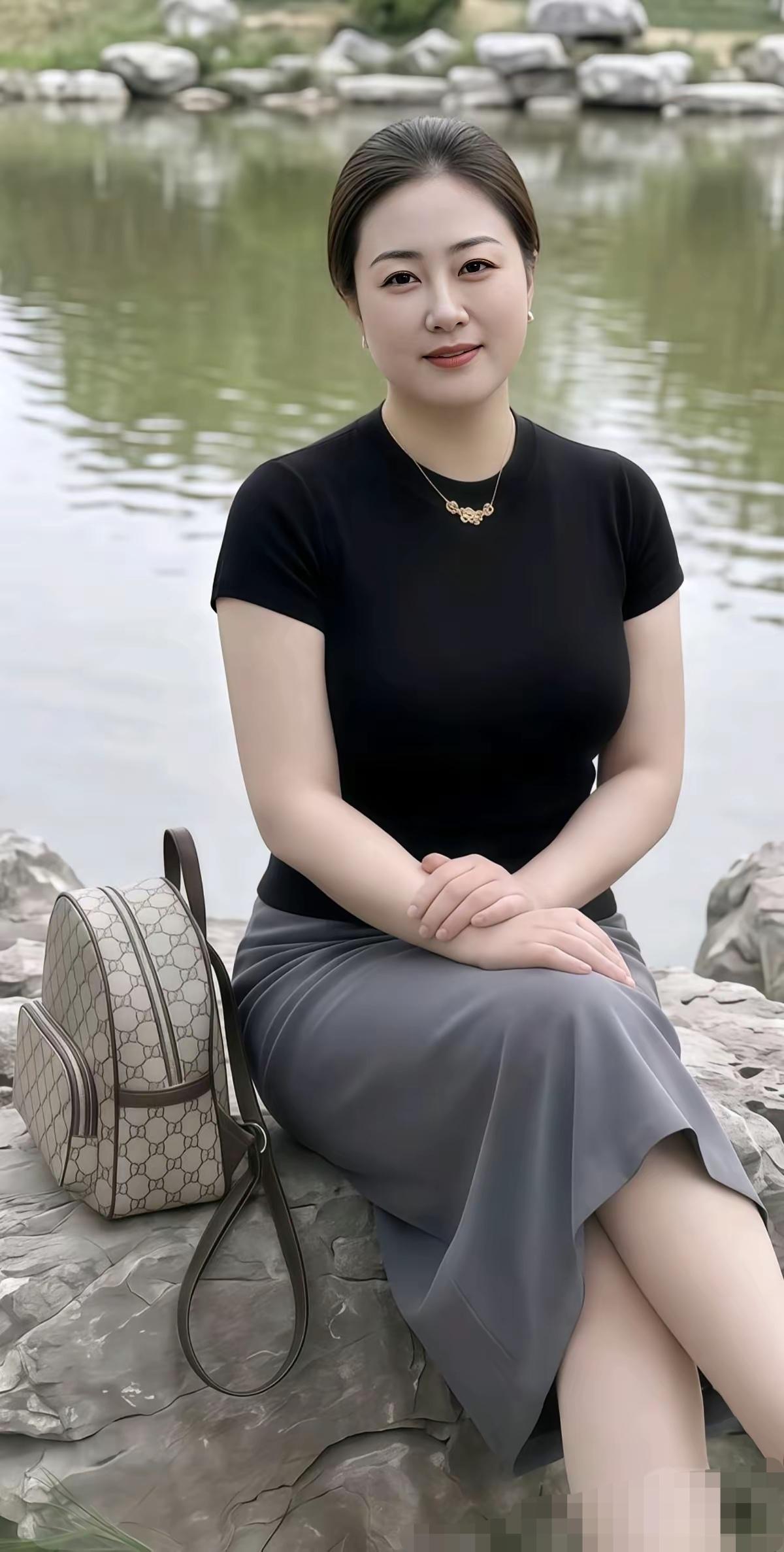 成熟稳重的美女人见人爱