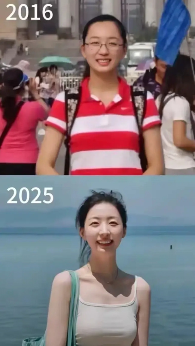 十年前是少女，十年后是少妇