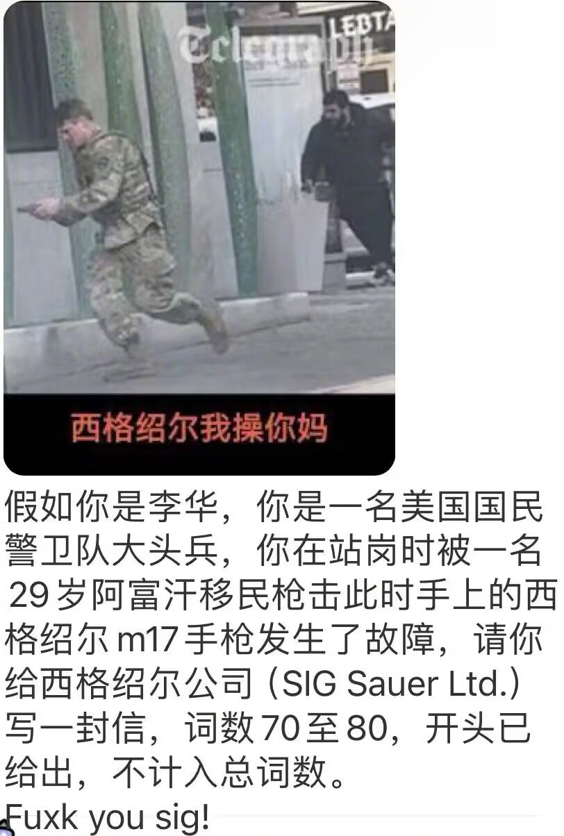 西格绍尔手枪，该响的时候不响，不该响的时候瞎响