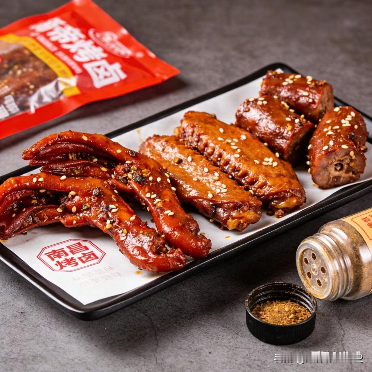 10月1日和老婆来南昌旅游，听说南昌的帝煌烤卤绝配点了一盒，当打开之后那辣味就直