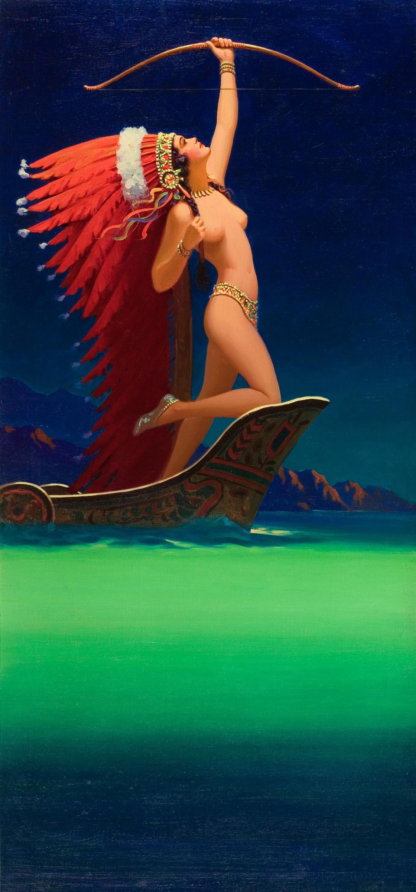西洋历史文化鱼缸美国画家爱德华·梅森·埃格尔斯顿（EdwardMasonE