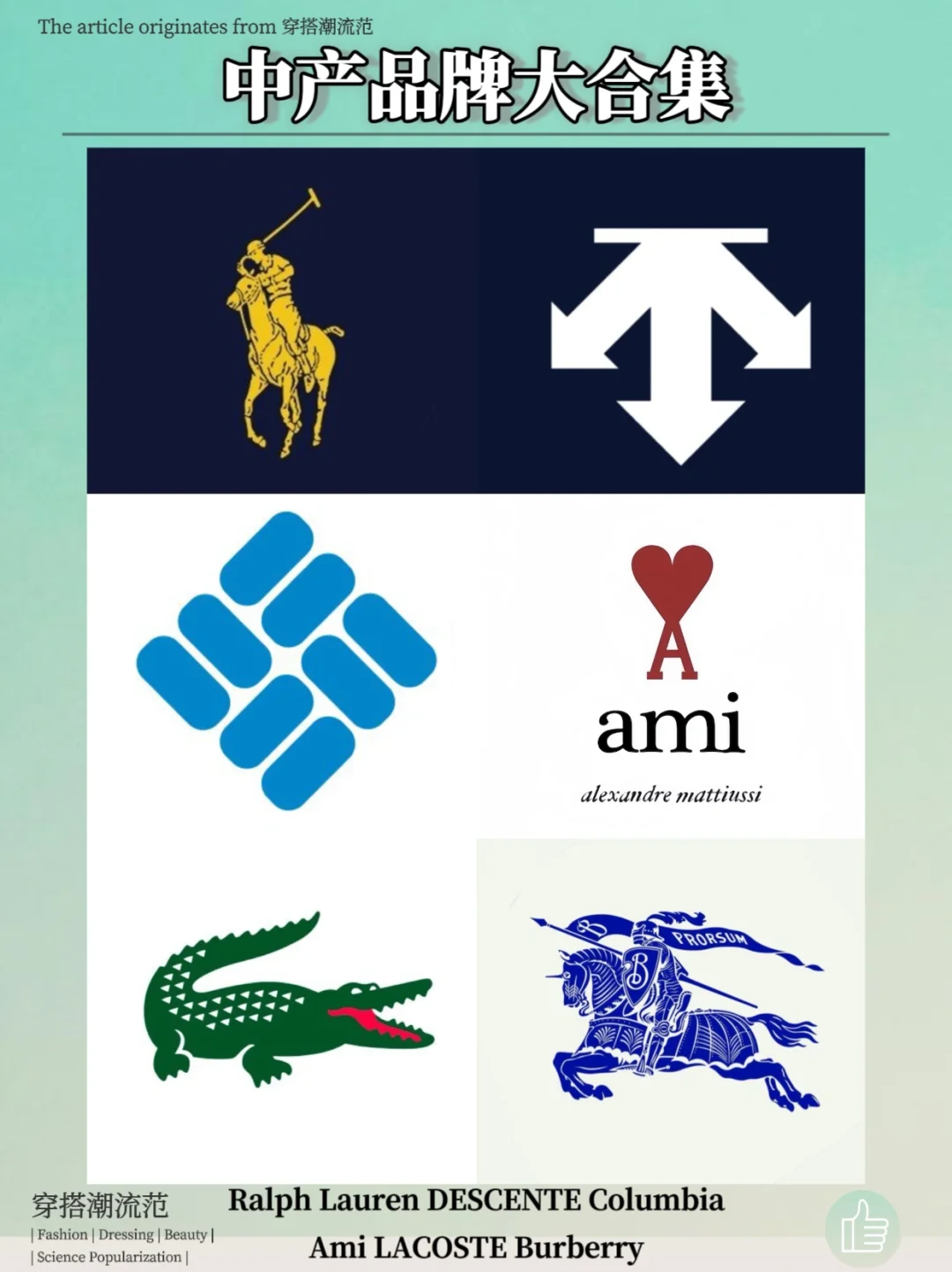 除了“中产三宝”外，这些品牌也不能错过!