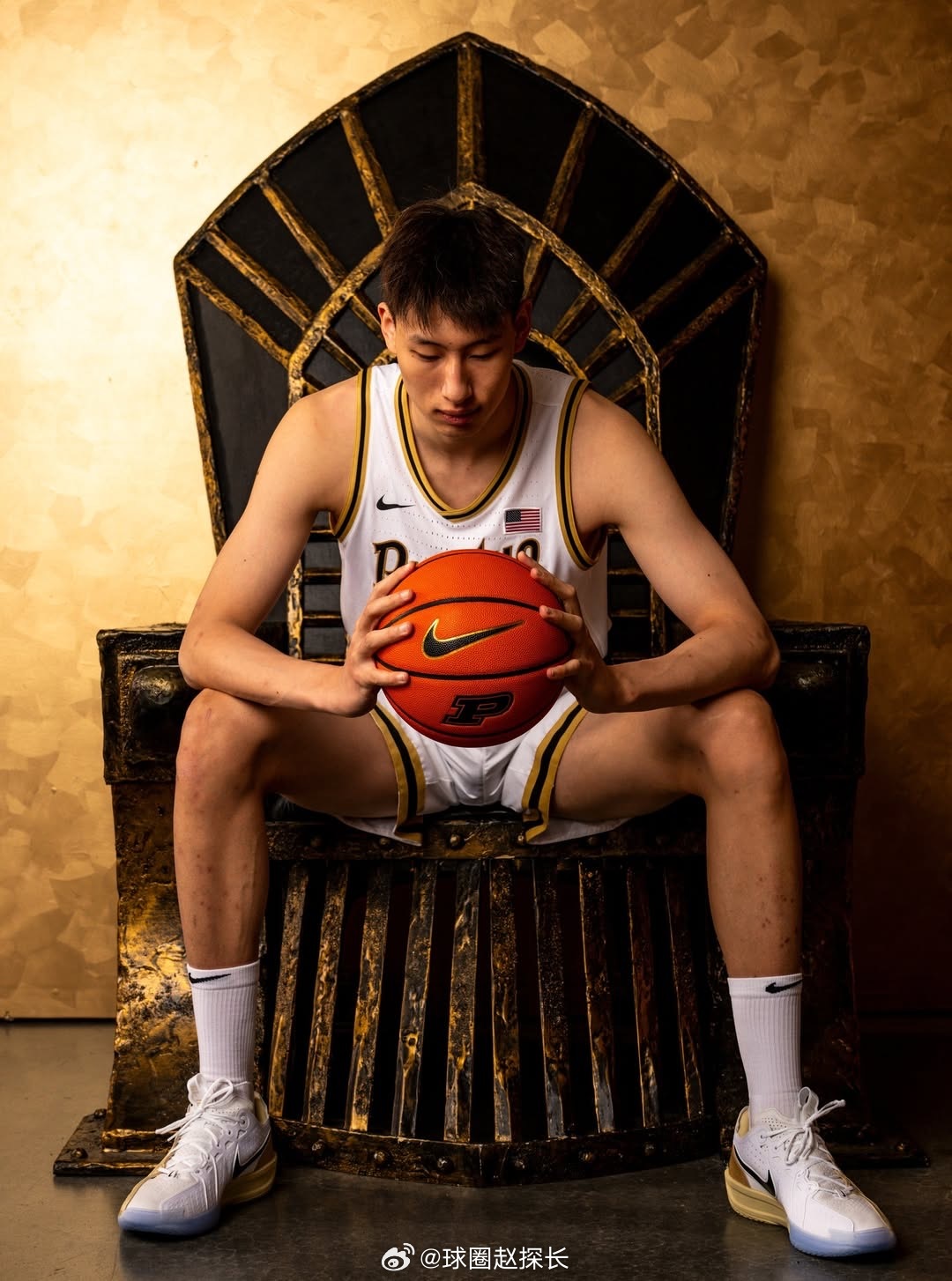 郇斯楠访问了普渡大学，并拍摄了定妆照ncaa​​​