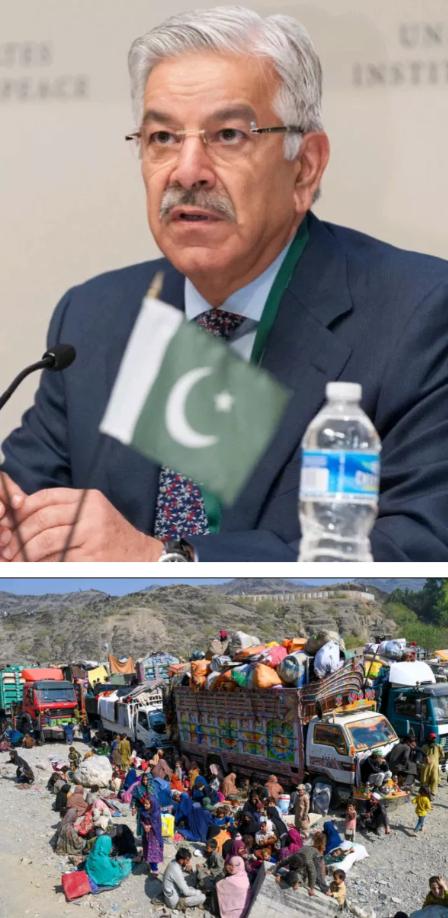 就在10月17日，巴基斯坦国防部长赫瓦贾·穆罕默德·阿西夫公开宣布：要把所有在巴