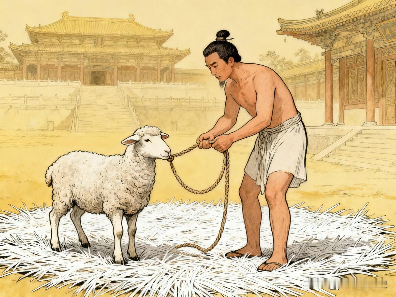 公元前597年深秋，楚国大军如黑云压城般围困郑都新郑已十七日。城墙上的郑国守军疲