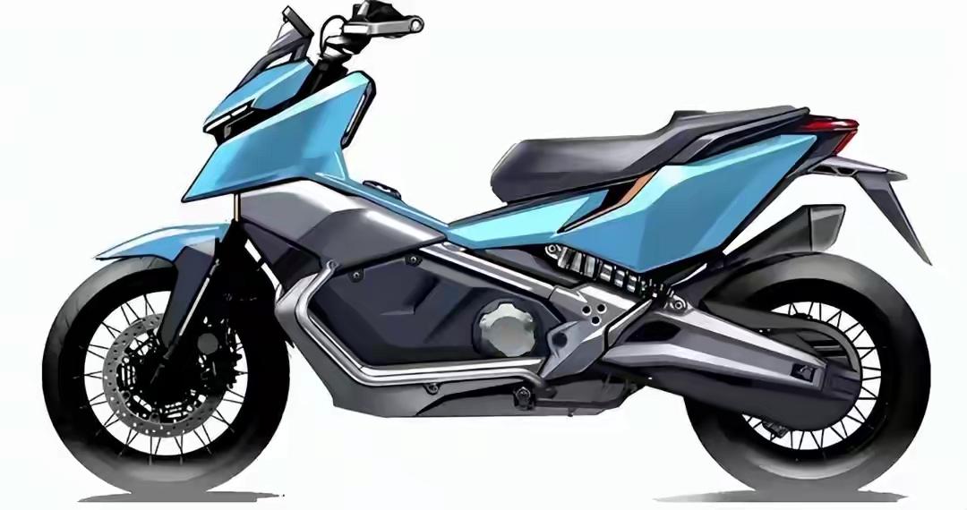 看完张雪这张踏板设计图，我默默把购物车里那台本田删了。不是冲动，是真的觉得没