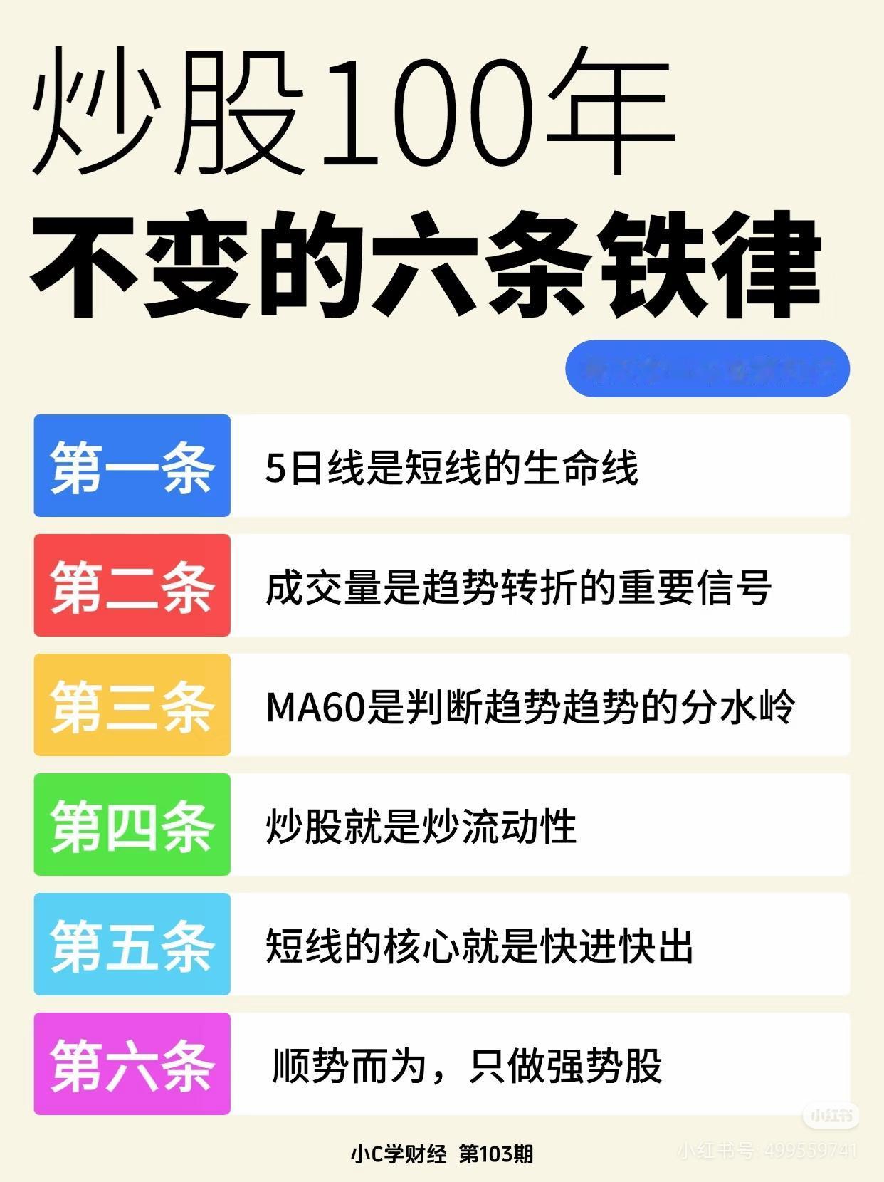 股市百年不变6条铁律，利弗莫尔一句话点透本质“投机的核心就是顺势，逆大势者