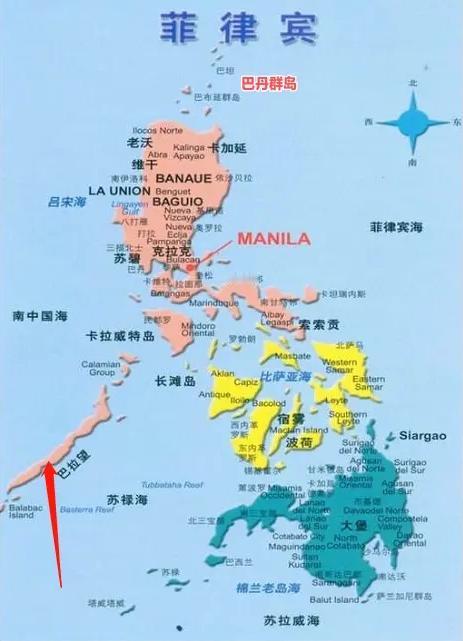 菲律宾为什么现在这么紧张？因为二战后对菲律宾领土的划分，只包括了像吕宋岛、棉兰老
