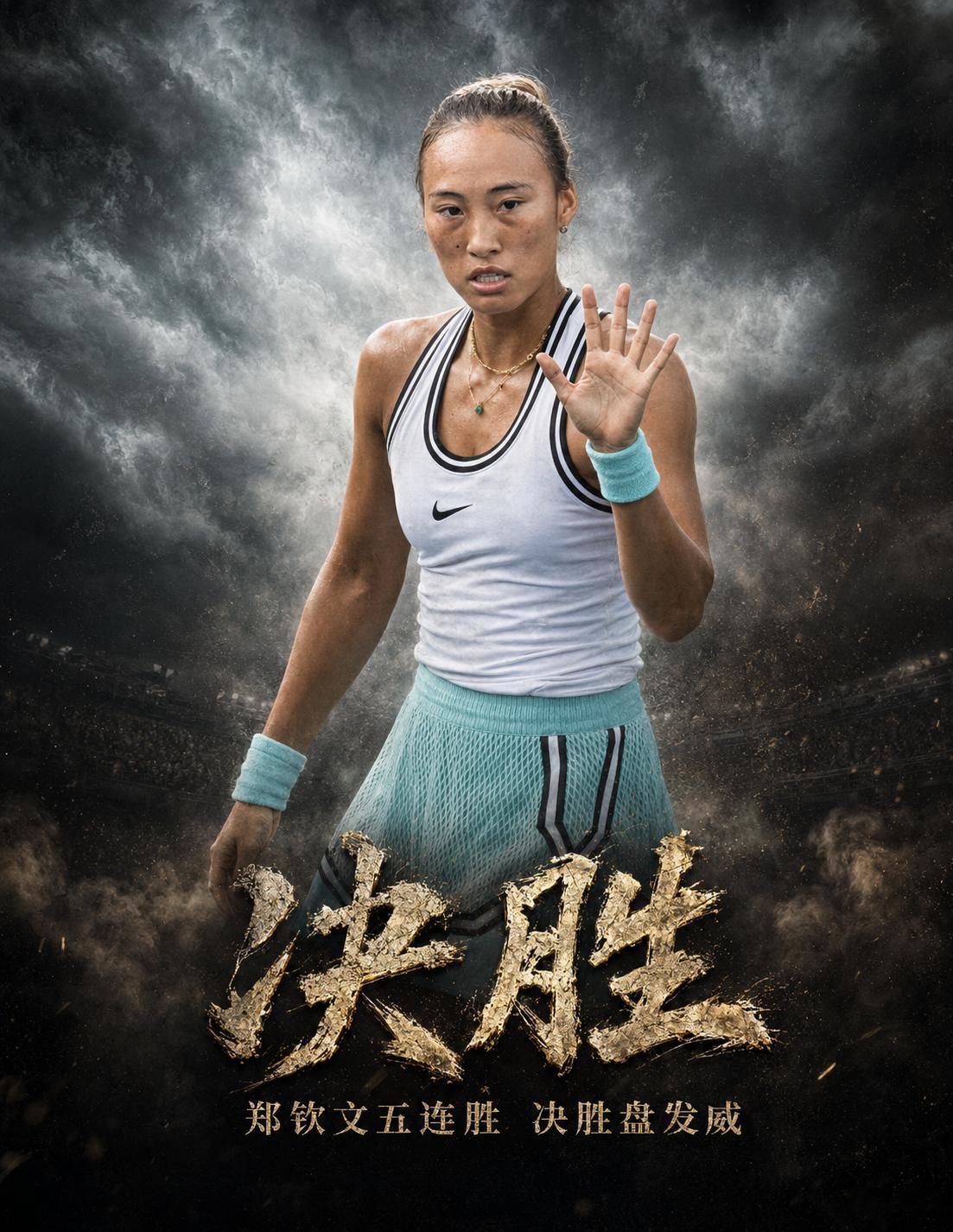 郑钦文本届美网豪取一波五连胜！上一波五连胜还是2024巴黎奥运会！！！资格赛第一
