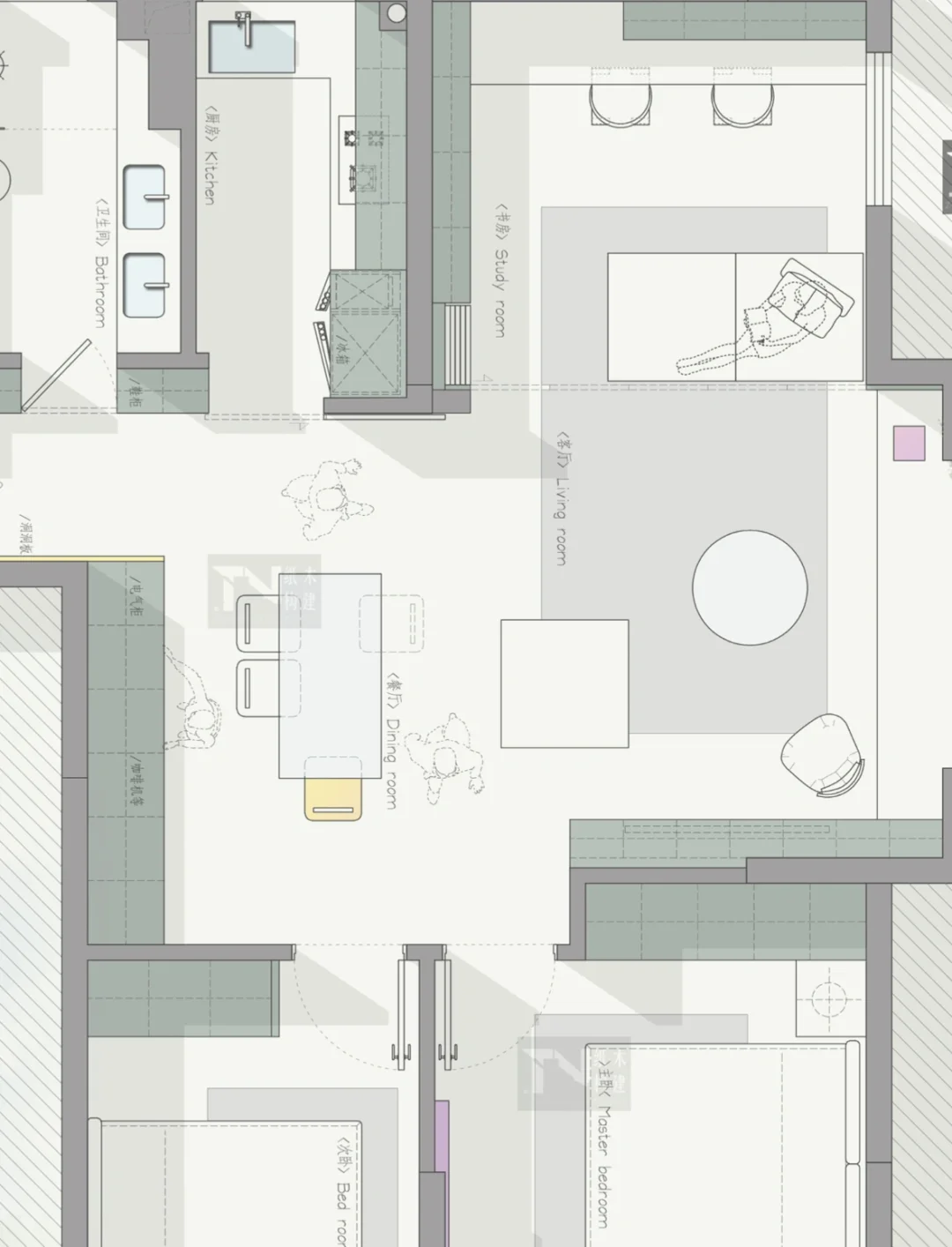 书房设计可以简单，但方案一定要多！