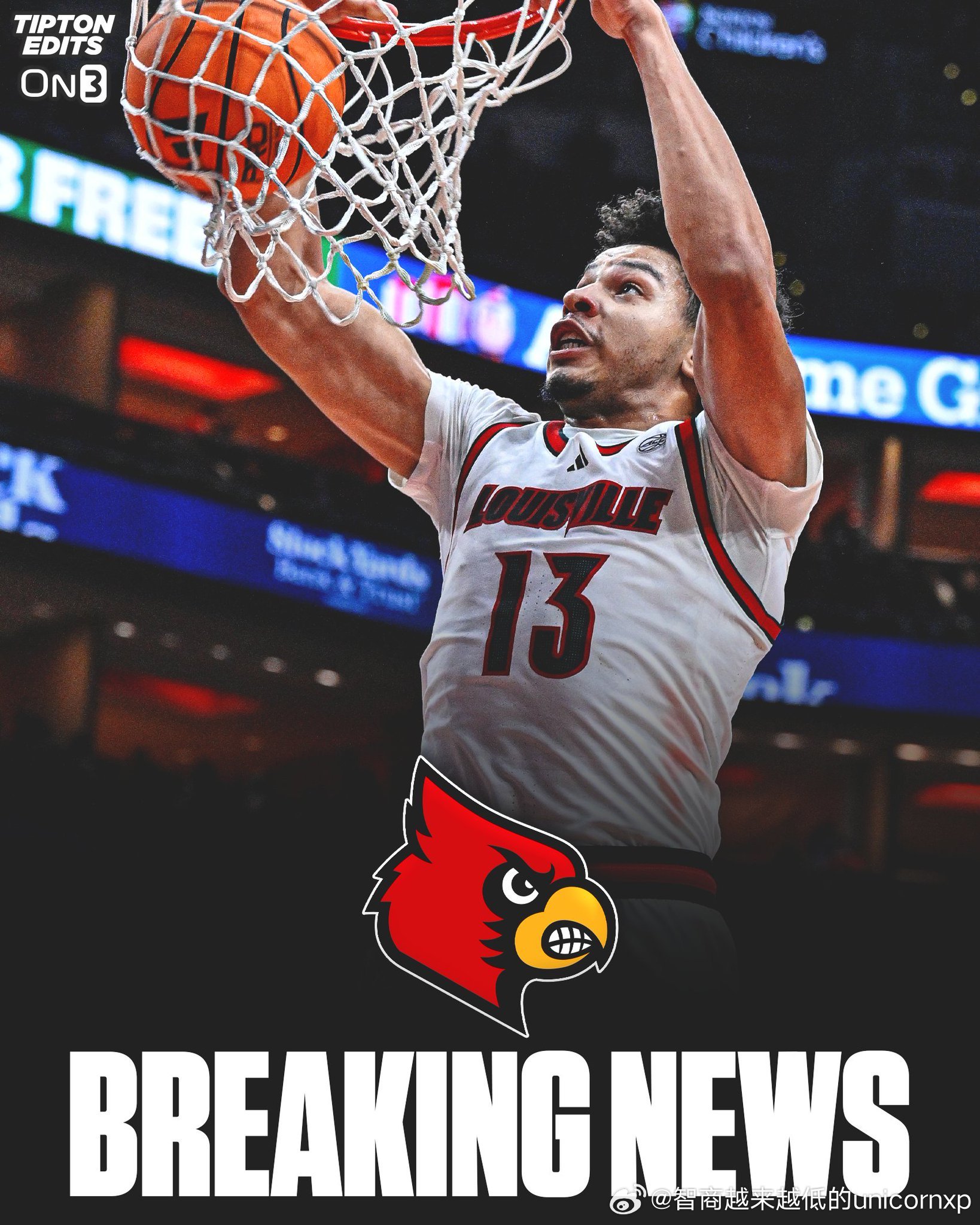 路易斯维尔大学德国中锋SanandaFru申请转校，寻求新学校能够提供一份30