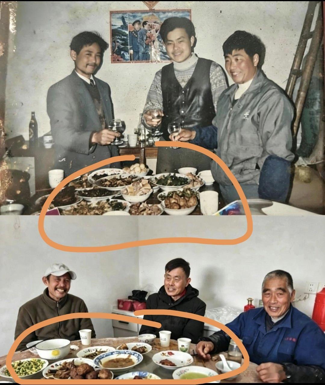 有人说三十年后的饭菜还不如三十年前的，我认为三十年后都年龄见长了，不是三高就是四