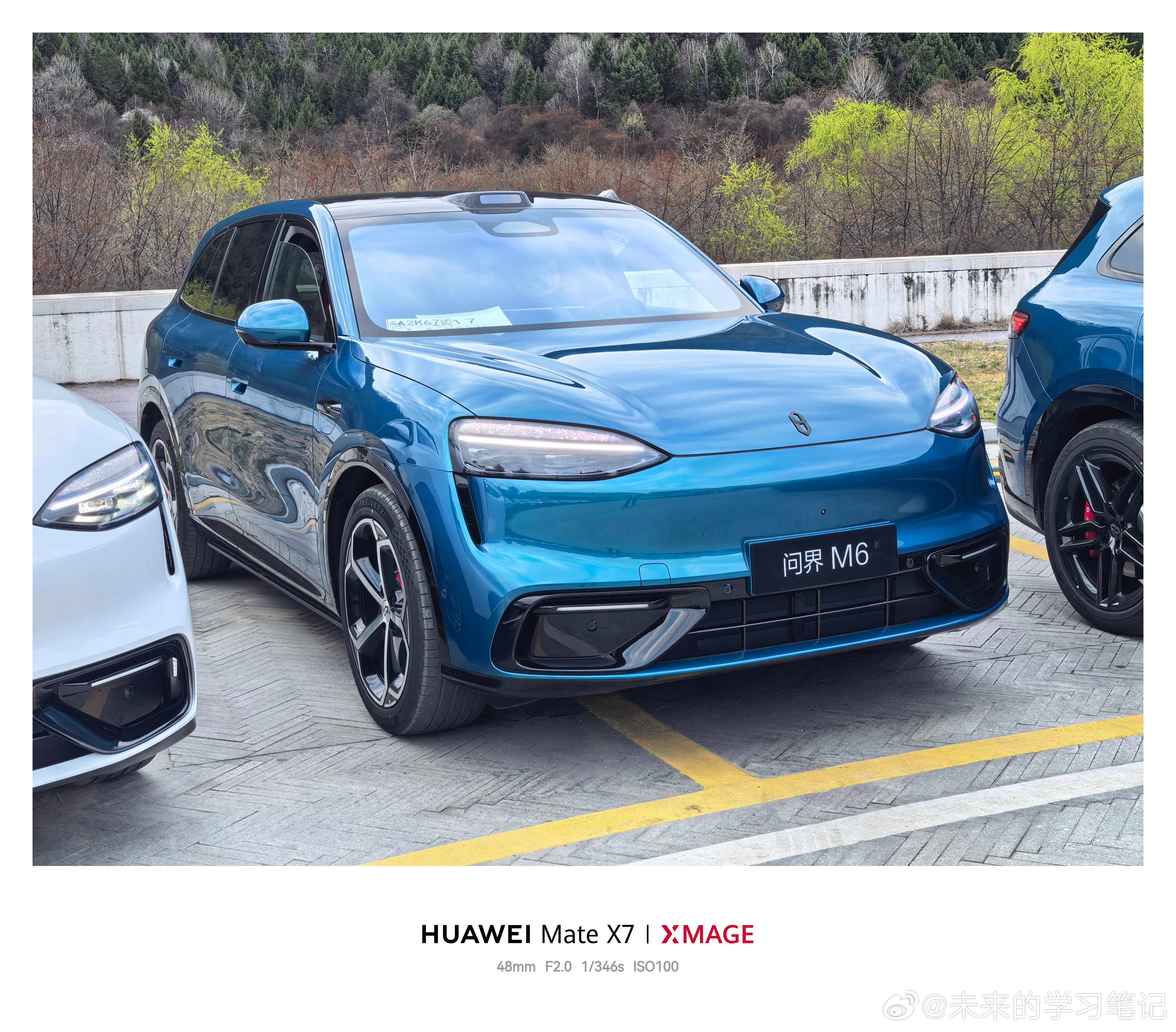 问界M6颜色轮毂自取，发到小订群里，各花入各眼，颜色这次搞的不错