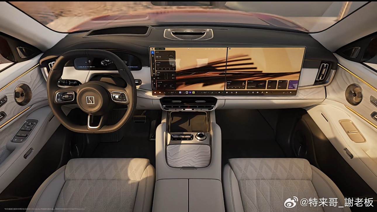 极氪8X内饰来啦～大家觉得怎么样！？极氪8x特来哥极氪8x内饰首发