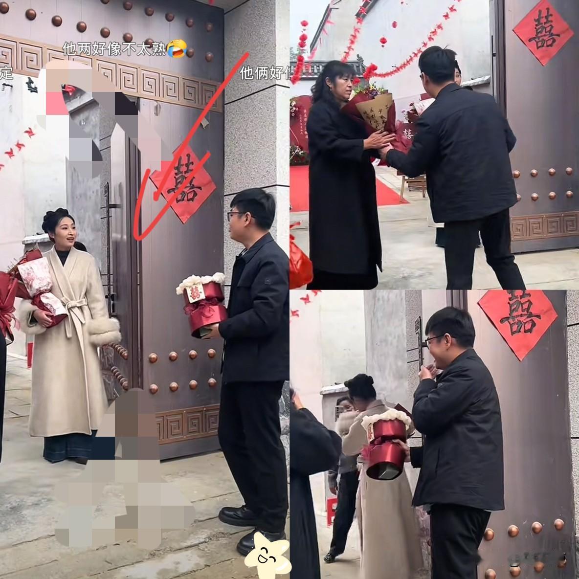 河南一对新人订婚,结果,男生捧着鲜花进门,发现门口站着一位大美女,竟然没有第一时