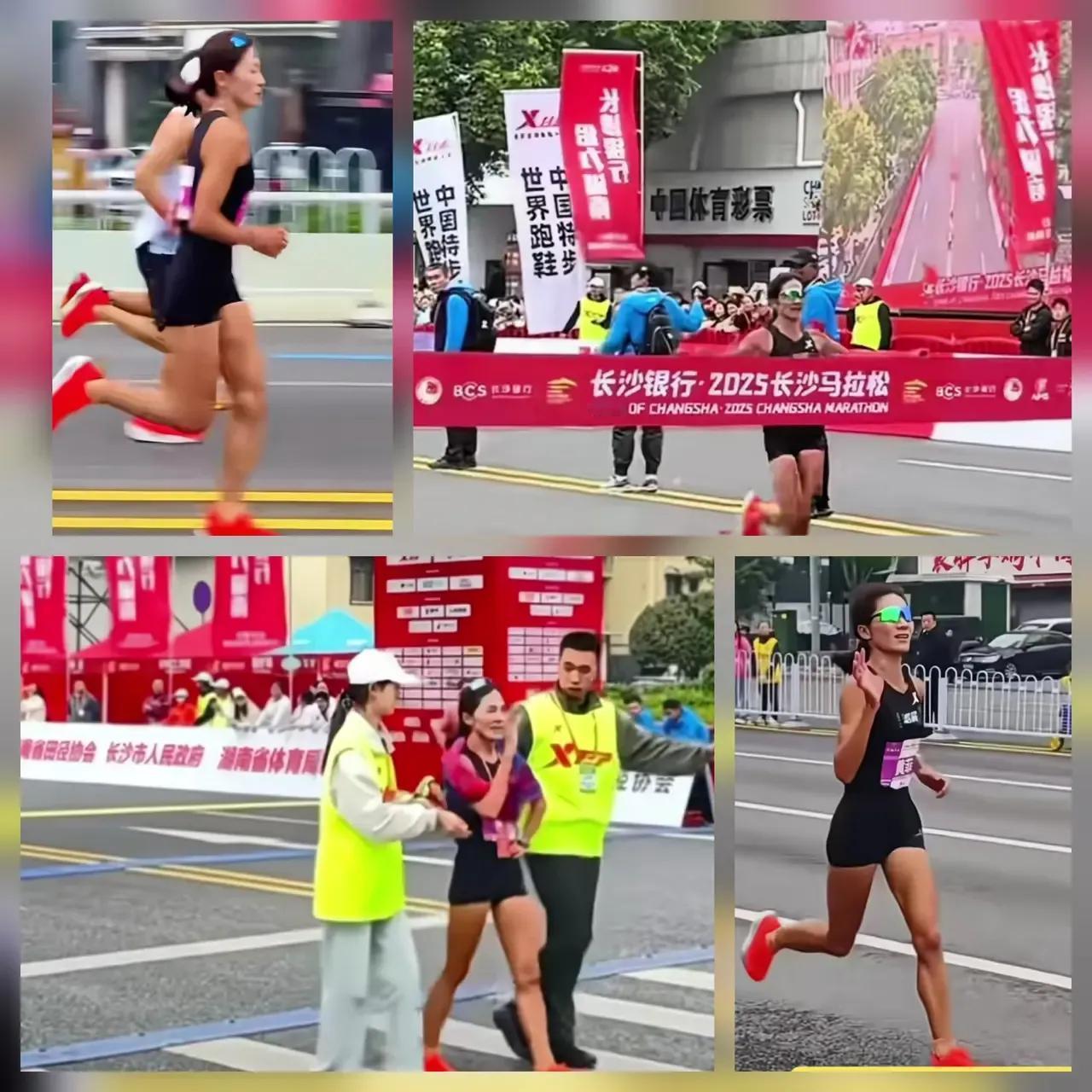黄菲再获长沙马拉松冠军，奖金七万美元，一个月，四跑马拉松全胜。​​​有网友