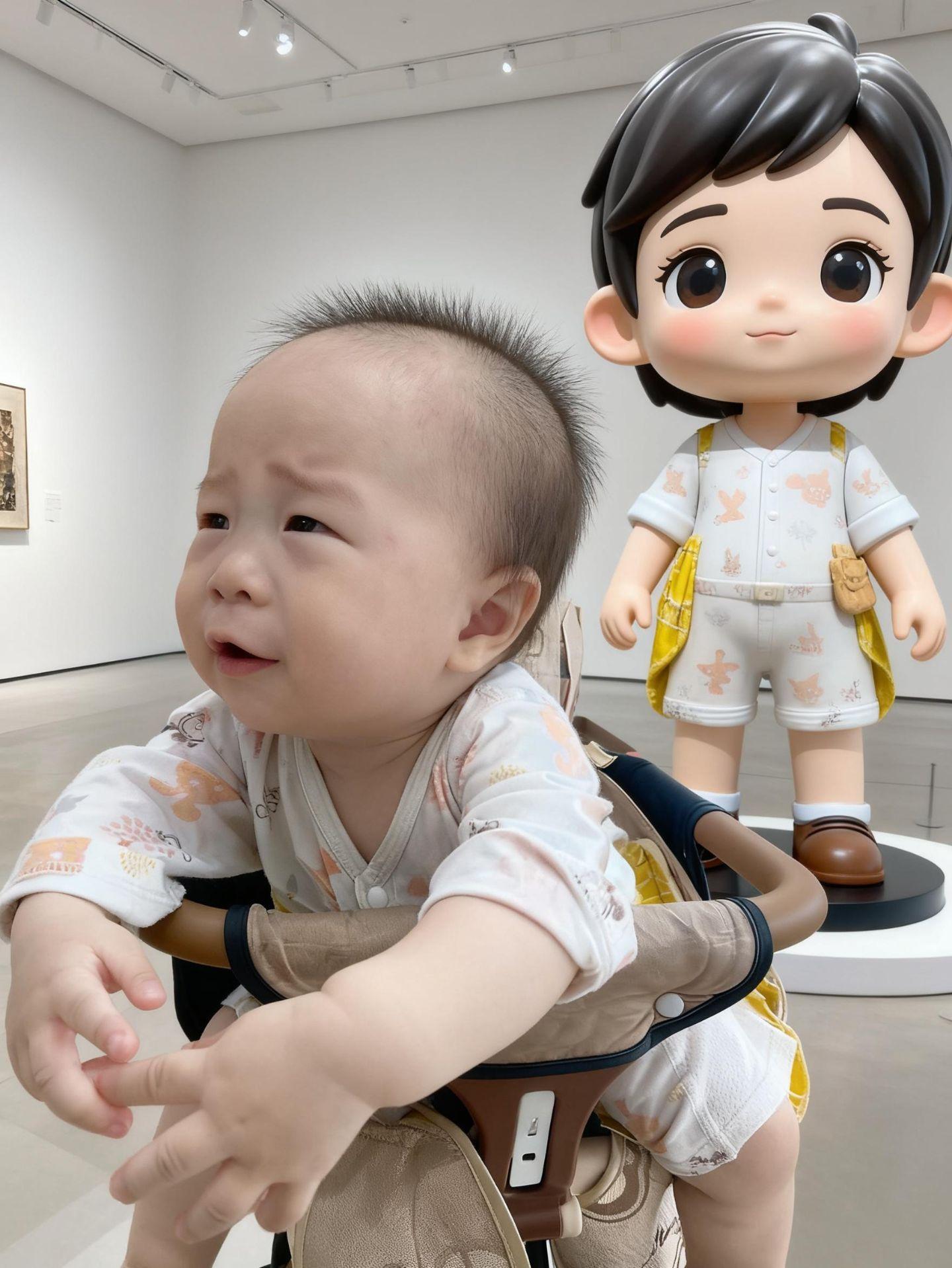 晒出我的巨型手办同框照  ࿆࿆古࿆灵࿆精怪࿆小࿆可爱 人类幼崽成长记 ...