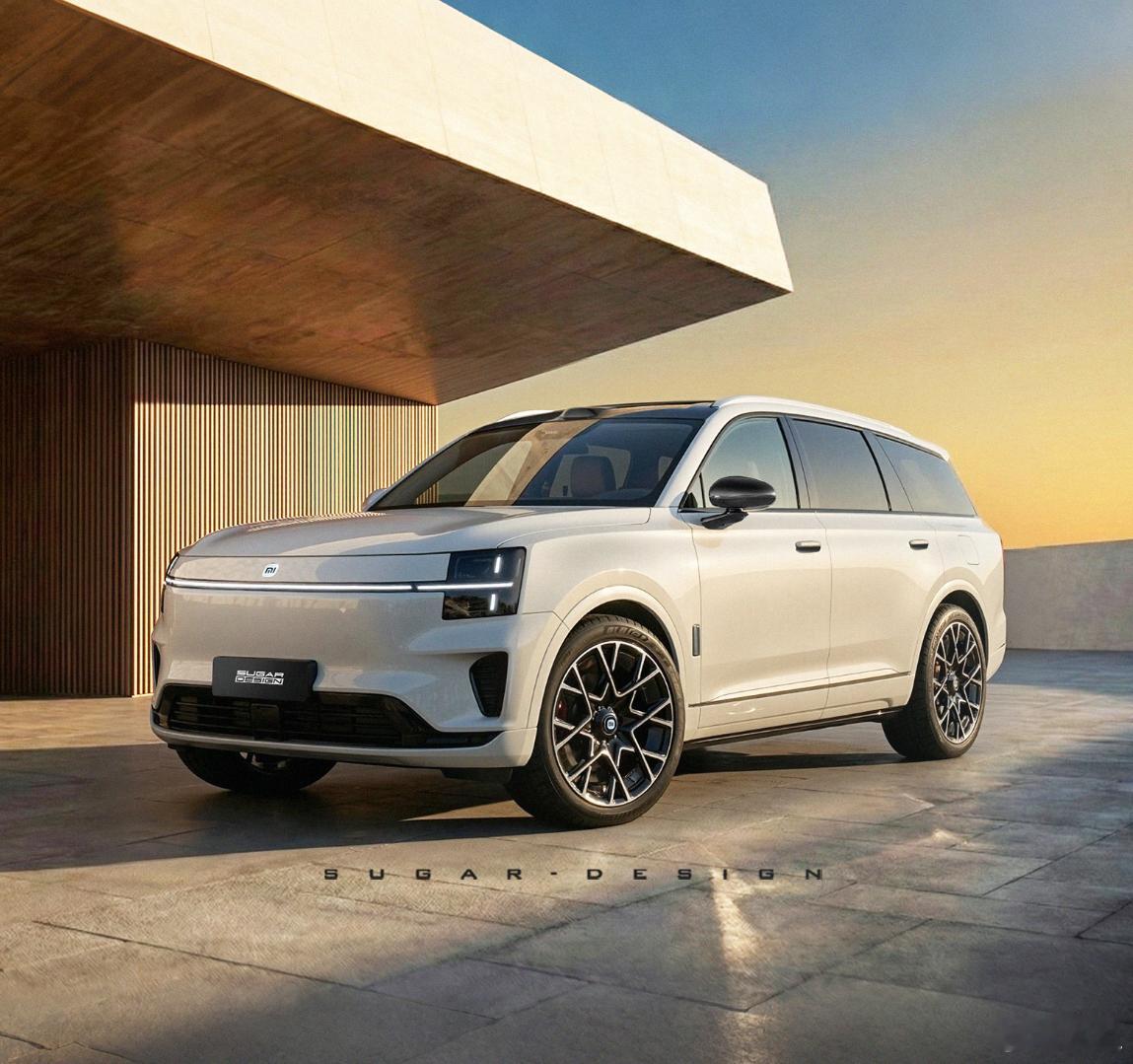 网友做的小米昆仑系列全新SUV车型的假想图，相较SU7和YU7年轻动感的造型，预