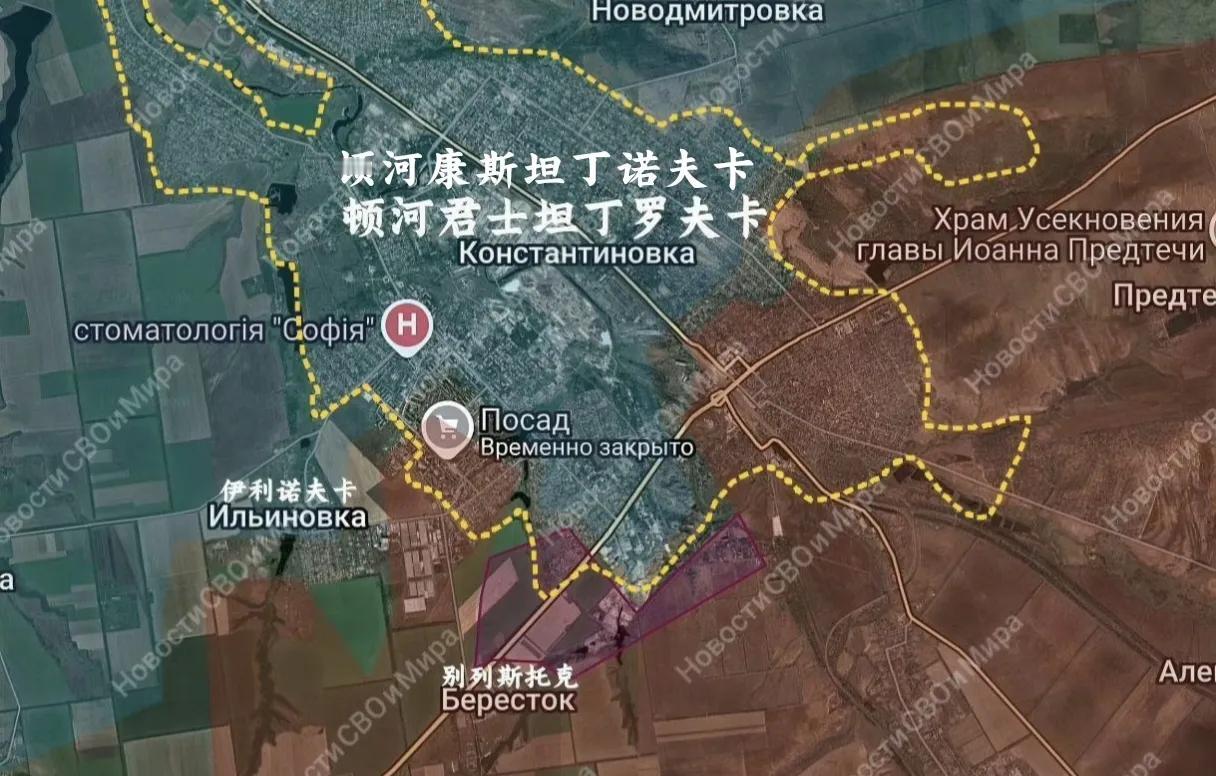 俄军南部集群从别列斯托克攻入顿河康斯坦丁诺夫卡。至此，俄军南部集群从东北、南、西