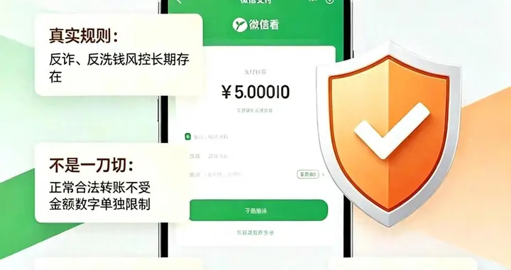 微信支付10月10日新规: 转账超5000就冻账户? 真相终于说明白了
