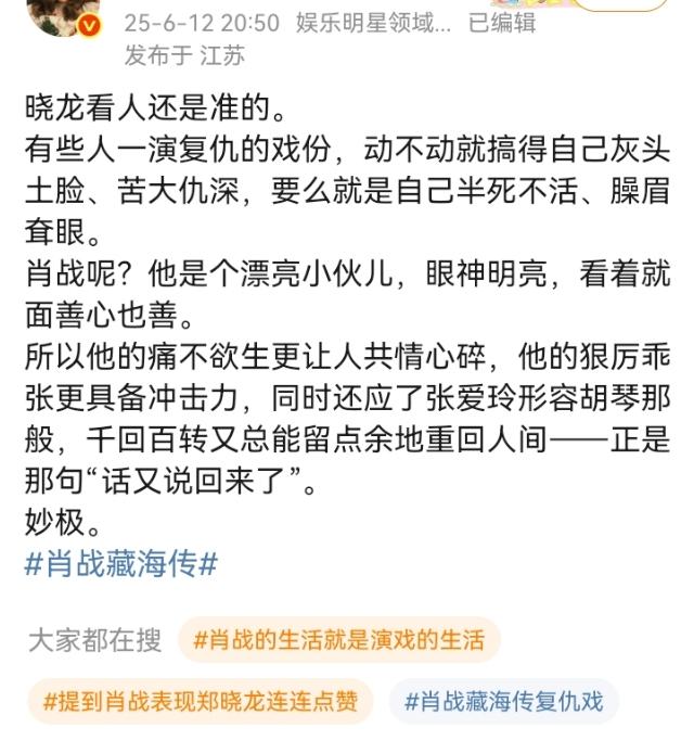 就是这种极致的反差感才勾人肖战藏海传肖战