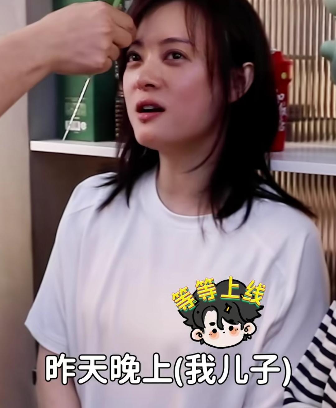 孙俪被儿子怀疑在家里装了探头，孙俪调侃自己没有这个智商装这个！孙俪：“昨天晚上