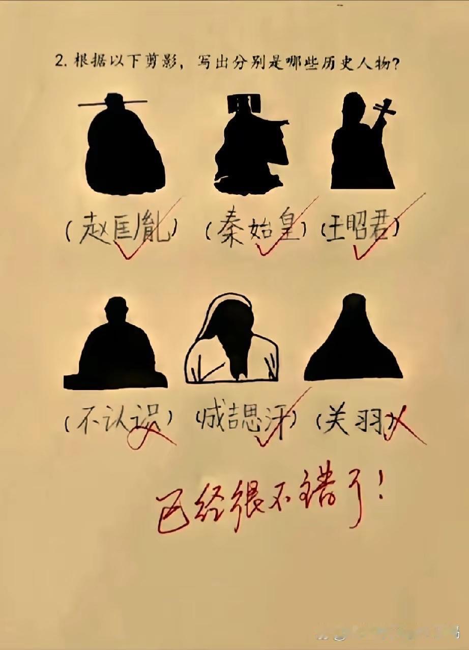 脑袋穿钢筋，宋祖赵匡胤，黑脸白头巾，定是铁木真，秃头像个佛，鉴真要出国，头