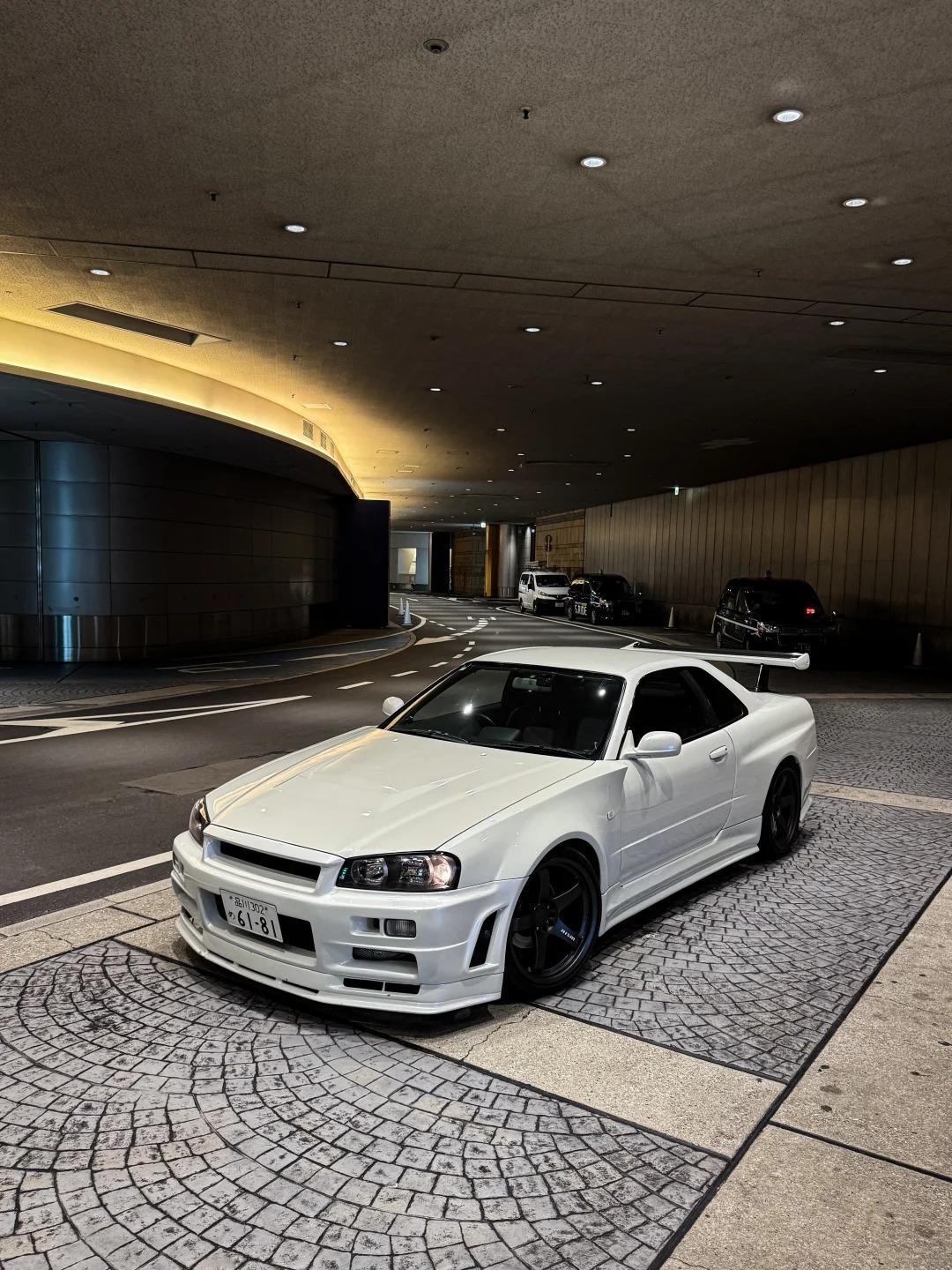 晚上好啊，来自R34的纯白诱惑车东车西