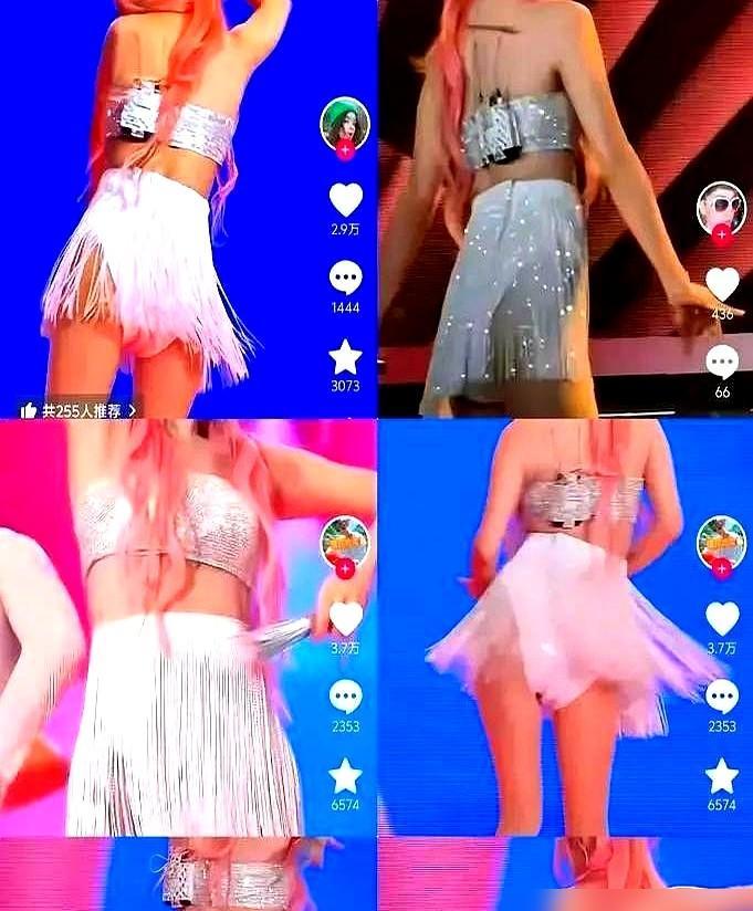 她穿着黑丝在台上哭了。台下坐满了孩子。重庆那晚，薛凯琪的流苏裙摆甩出危险弧度