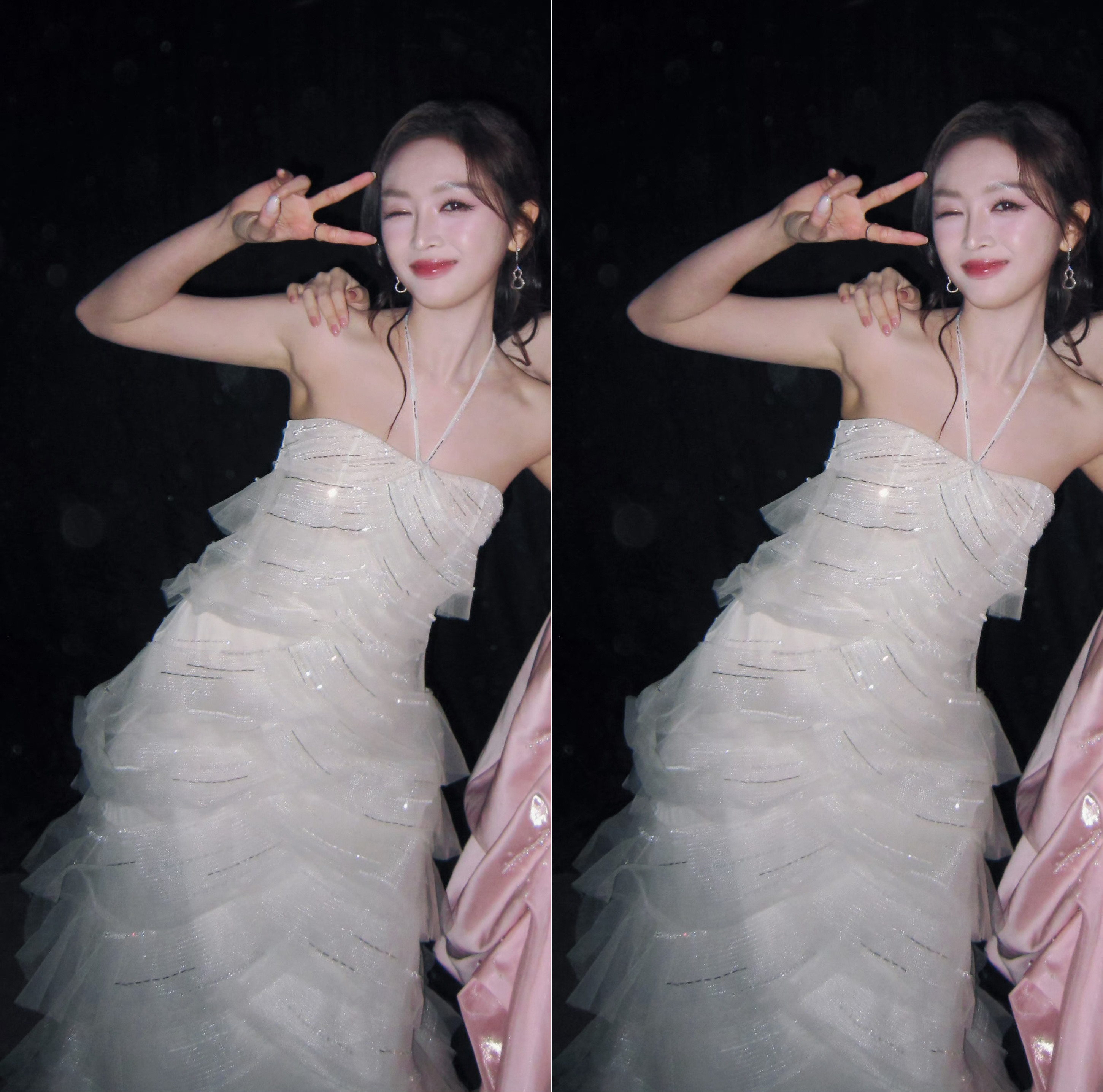 吴宣仪wxy国剧盛典又有一点与国剧盛典嘉宾的合影