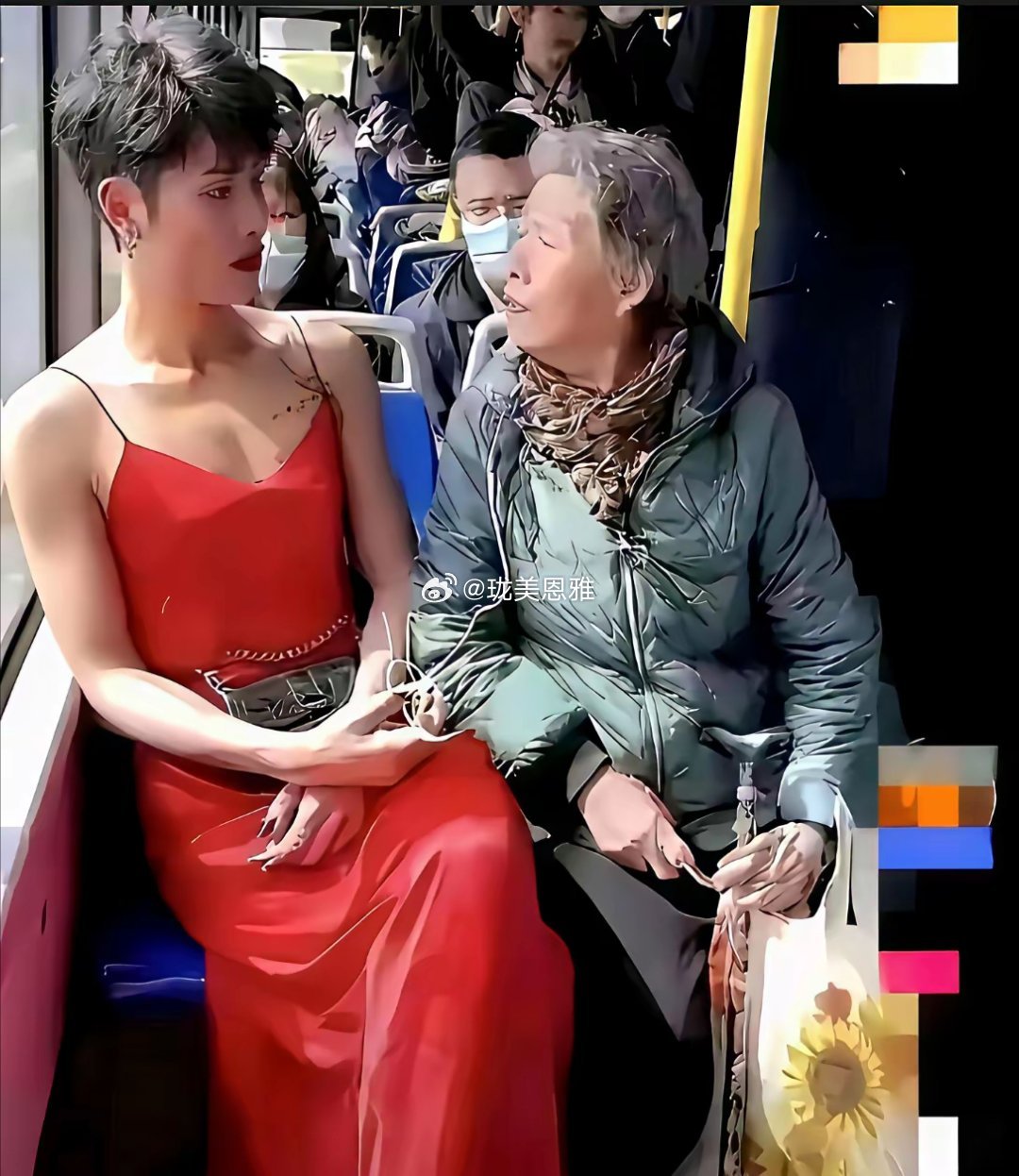 两人对望一眼全车人都懵了