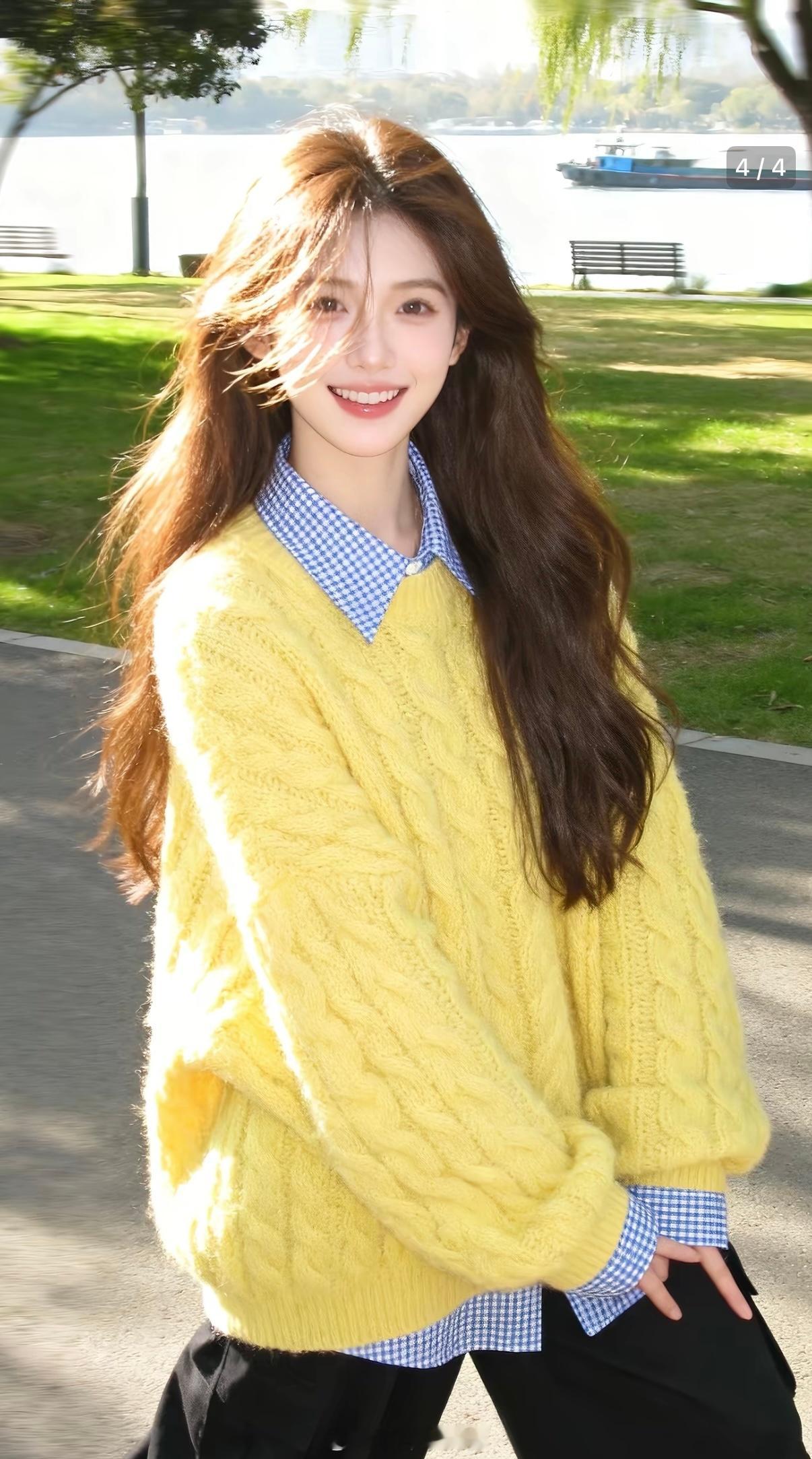 早安！今天的小姐姐你们喜欢吗？早安心语