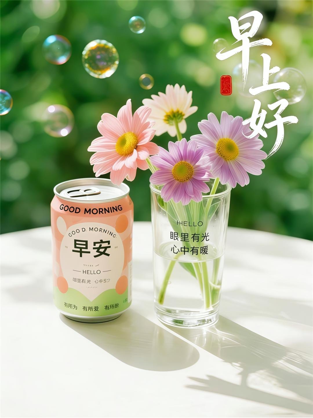 早安早安心语早安，美美的开启新的一天🌞