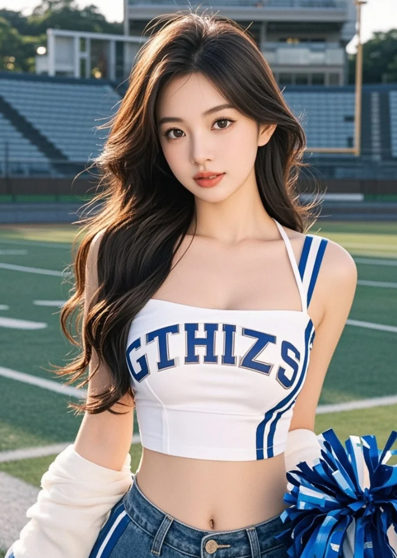 美女的能量场，运动场即她的热血剧场
